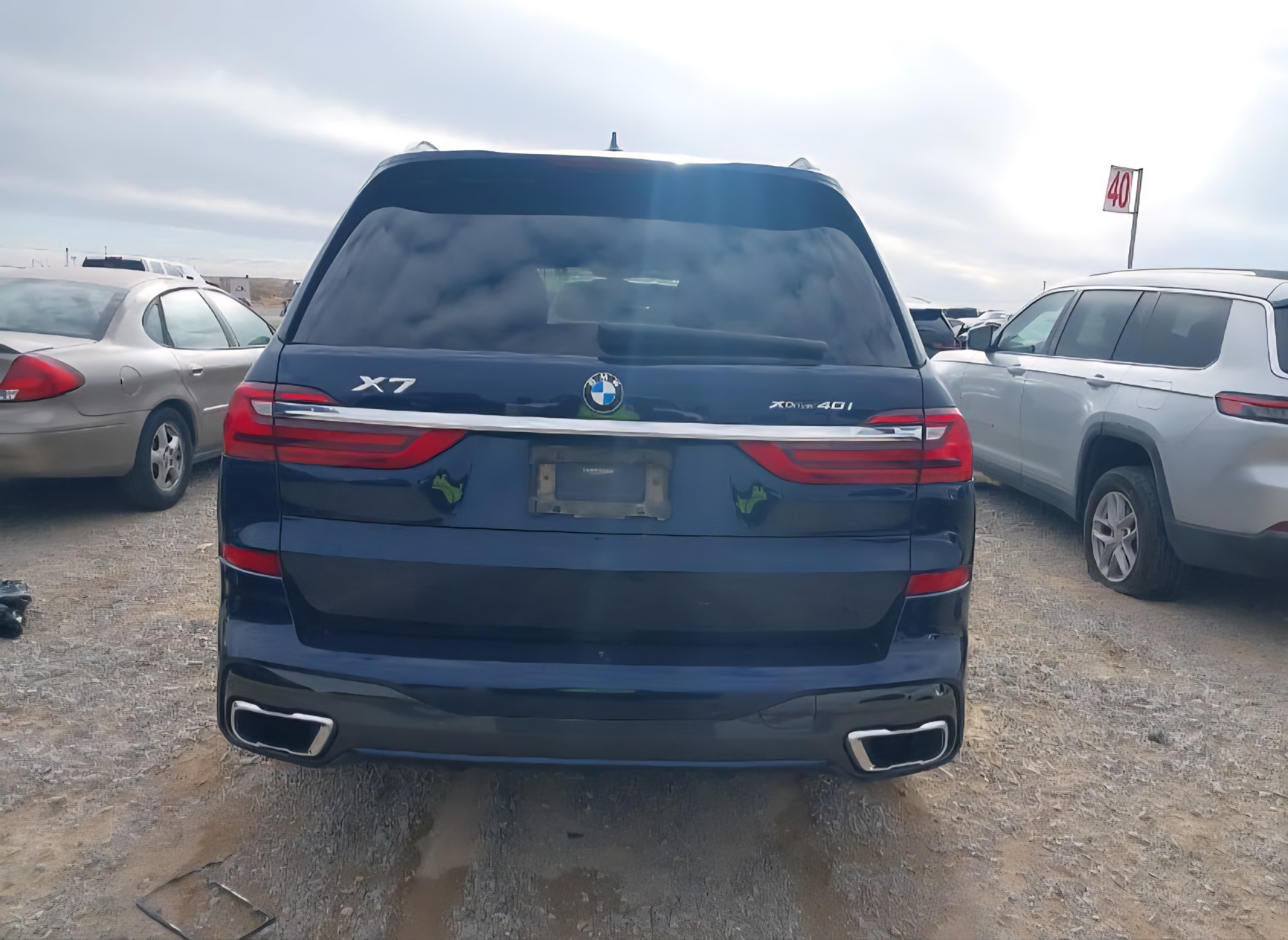 BMW X7 2020 BLUE vin: 5UXCW2C00M9E43416